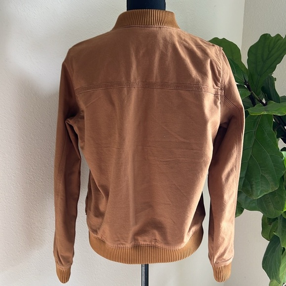 Carhartt Women’s Rugged Flex Relaxed Fit Duck Bomber Canvass Jacket Coat Medium - Picture 8 of 16